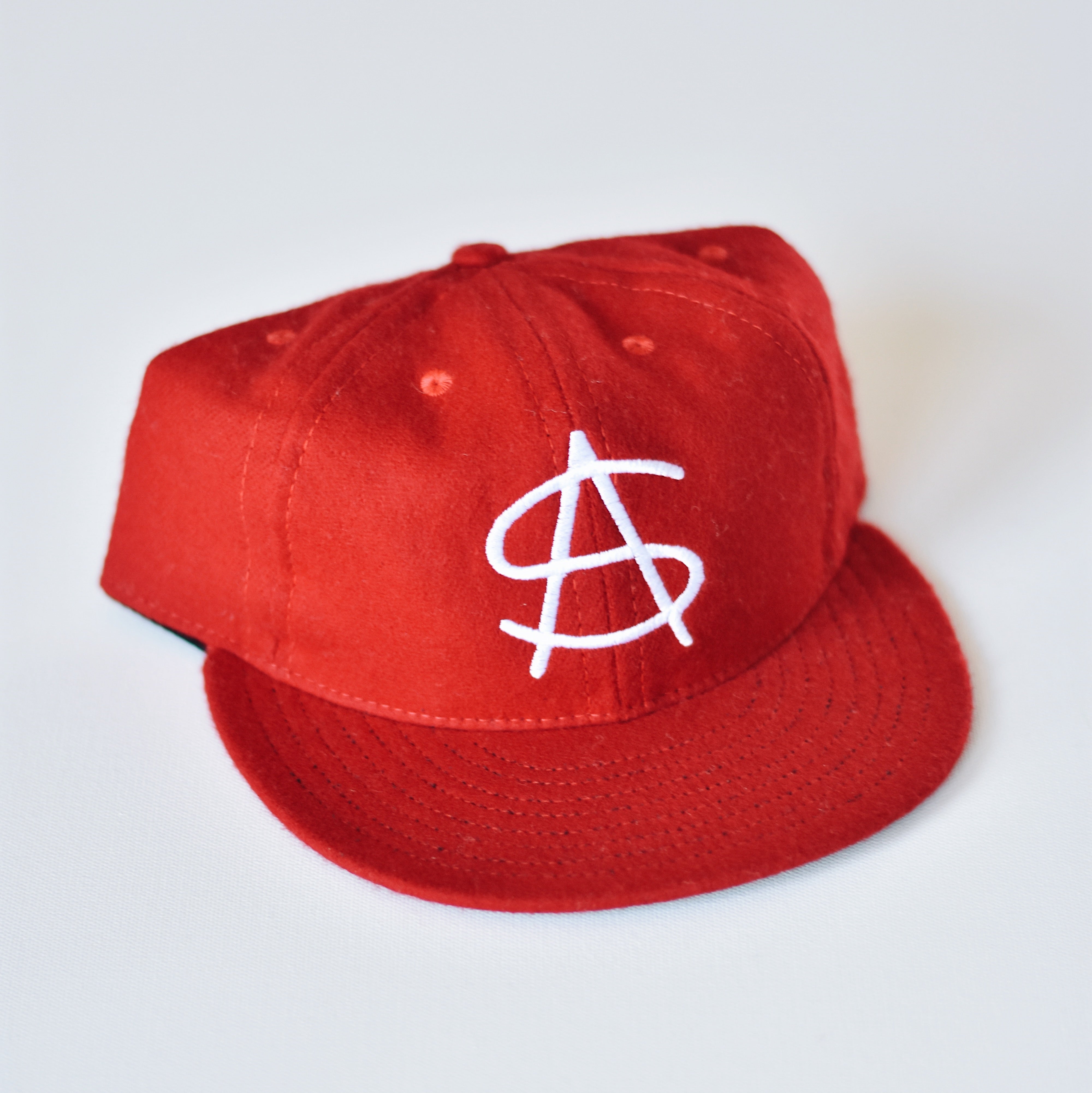 The Monogram Ballcap - Red
